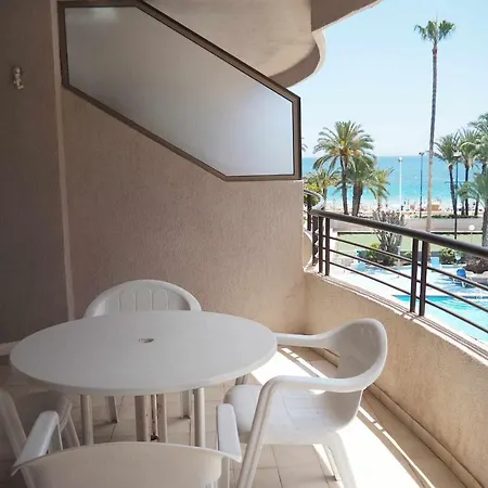 Primera Linea Playa Piscina Parking Wifivistas * Calpe