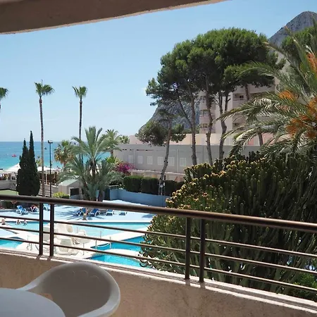 Primera Linea Playa Piscina Parking Wifivistas Calp